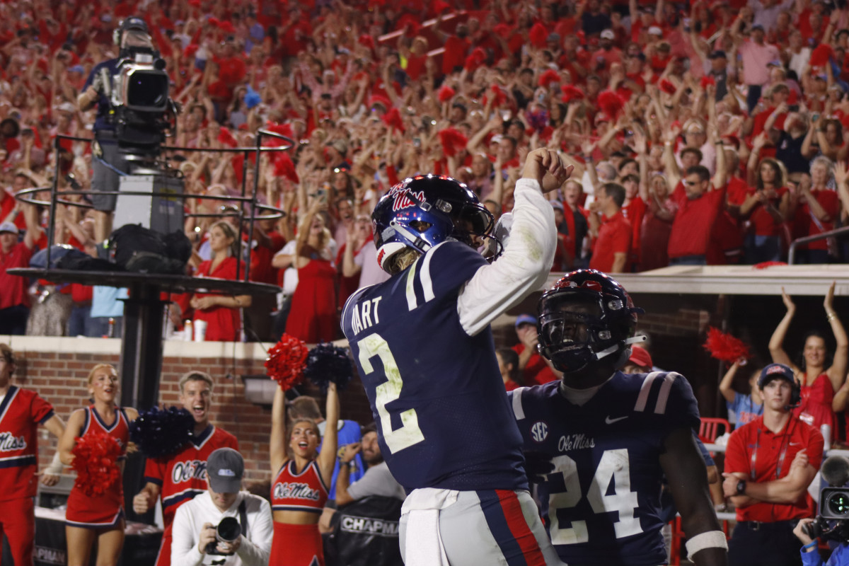 Ole Miss QB Jaxson Dart vs. Georgia Tech